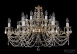 Люстра хрустальная Bohemia Ivele 1703/14/C/GW/Leafs