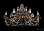 Люстра хрустальная Bohemia Ivele 1703/14/320/C/G