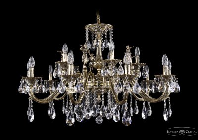 Люстра хрустальная Bohemia Ivele 1703/12+4/360/A/GB/Girl