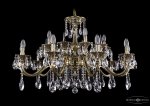 Люстра хрустальная Bohemia Ivele 1703/12+4/360/A/GB/Shpil