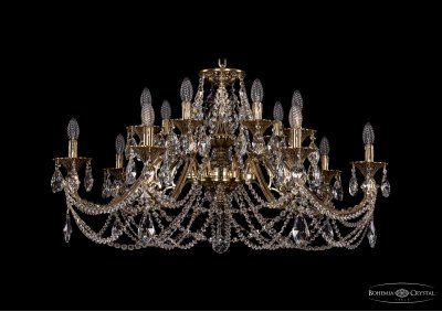 Люстра хрустальная Bohemia Ivele 1703/14/360/C/GB Люстра хрустальная Bohemia Ivele 1703/14/360/C/GB