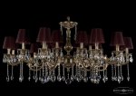 Люстра хрустальная большая Bohemia Ivele 1703/18/320+210/A/GB/SH9