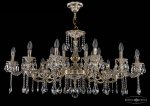 Люстра хрустальная большая Bohemia Ivele 1703/21/320+210/A/GW