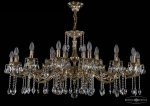 Люстра хрустальная большая Bohemia Ivele 1703/24/320+210/A/GB