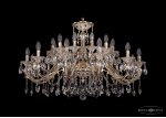 Люстра хрустальная большая Bohemia Ivele 1703/24/360/A/GW