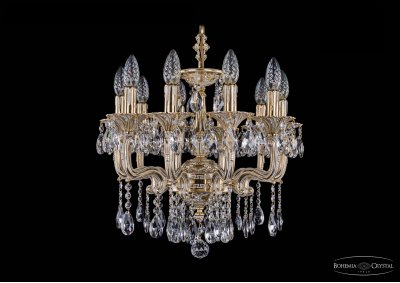 Люстра хрустальная Bohemia Ivele 1704/10/UP125IV/A/GW