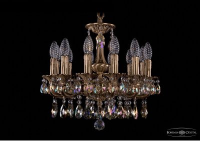 Люстра хрустальная Bohemia Ivele 1707/12/125/A/FP/K701