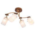 Светильник ЭкономСвет 1708YX/4BR WT