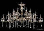 Люстра хрустальная большая Bohemia Ivele 1709/18/410/A/GW