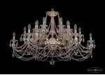Люстра хрустальная большая Bohemia Ivele 1709/18/410/C/GW