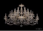 Люстра хрустальная большая Bohemia Ivele 1709/18/410/C/GW