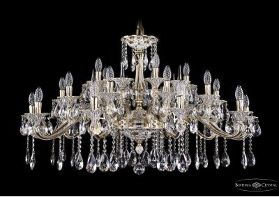 Люстра хрустальная Bohemia Ivele 1709/25+5/410/A/GW/Shpil
