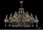 Люстра хрустальная большая Bohemia Ivele 1709/30/410/A/GB