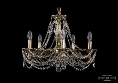 Люстра хрустальная Bohemia Ivele 1710/5/160/C/GB Люстра хрустальная Bohemia Ivele 1710/5/160/C/GB