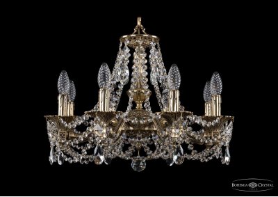 Люстра хрустальная Bohemia Ivele 1710/8/160/C/GB