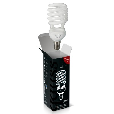 Лампа Gauss 171220 Spiral T2 20W E14 4200K Лампа Gauss 171220 Spiral T2 20W E14 4200K