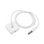 172091 SLV D-TRACK, подвод питания с кабелем 2м и основанием, 230В, 10А макс., белый