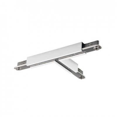 172171 SLV D-TRACK, T-коннектор, 230В, 10А макс., белый 172171 SLV D-TRACK, T-коннектор, 230В, 10А макс., белый