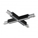 172180 SLV D-TRACK, X-коннектор, 230В, 10А макс., черный