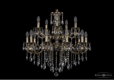 Люстра хрустальная Bohemia Ivele 1722/10+5/250/B/GB