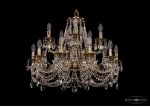 Люстра хрустальная Bohemia Ivele 1722/10+5/250/C/GB