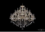 Люстра хрустальная большая Bohemia Ivele 1722/12+6+6/335/B/GW