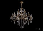 Люстра хрустальная большая Bohemia Ivele 1722/8+4+4/335/B/FP