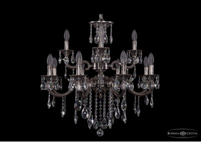 Люстра хрустальная Bohemia Ivele 1722/8+4/250+175/B/NB