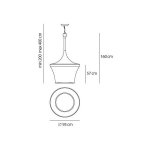 Подвесной светильник Artemide 1729010A Calenda