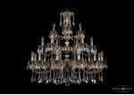 Люстра хрустальная большая Bohemia Ivele 1732/12+6+3/335/A/GB