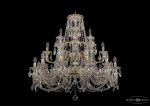 Люстра хрустальная большая Bohemia Ivele 1732/12+6+3/335/C/GW
