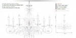 Люстра подвесная белая Favourite 1733-7P Lanta