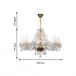 Люстра Favourite 1735-12P Monreal