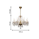 Люстра Favourite 1735-8P Monreal