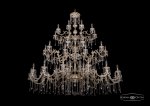 Люстра хрустальная большая Bohemia Ivele 1739/32+18+10/410+300/A/GW