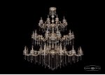Люстра хрустальная большая Bohemia Ivele 1739/32+18+10/410+335/B/GW