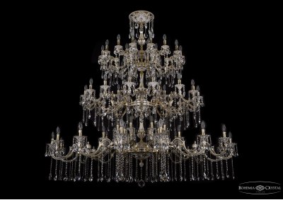 Большая Люстра хрустальная Bohemia Ivele 1739/32+24+24/410+300/A/GW Большая Люстра хрустальная Bohemia Ivele 1739/32+24+24/410+300/A/GW