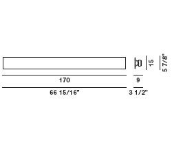 Настенный светильник Foscarini FIELDS 1 белый