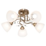 Люстра эконом Экономсвет 1742YX/5AB WT