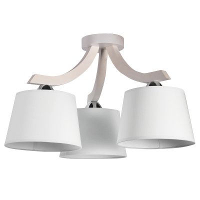 Светильник потолочный МОРИС 3хE27х60Вт беленый 175-11-23