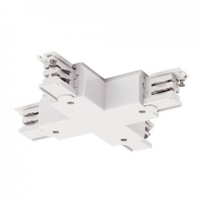 SLV 175151 X-Verbinder f?r 3P.-schiene, weiss SLV 175151 X-Verbinder f?r 3P.-schiene, weiss