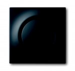 Клавиша дляМеханизма 1-клавишного выключателя/переключателя/кнопки, серия impuls чёрный бархат 1753-0-0153