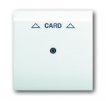 Накладка для карточного выключателя 2025 U альпийский белый impuls (ABB) [BJE1792-74] 1753-0-6703
