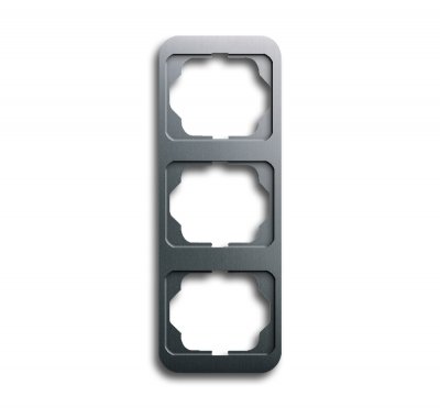 Рамка 3 поста вертикальная alpha nea платина [BJE1733-20] 1754-0-1678