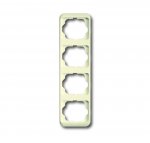 Рамка 4 поста вертикальная alpha nea кремово-белый [BJE1734-22G] 1754-0-3773