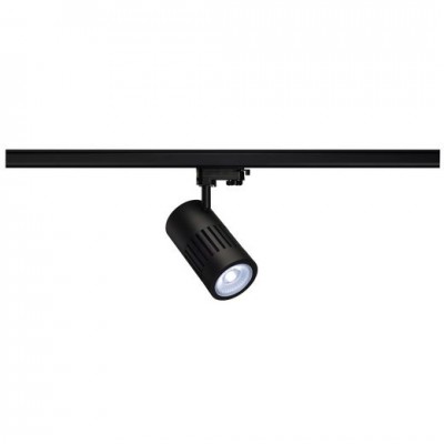 SLV 176070 STRUCTEC LED 30W, rund, schwarz, 4000K, 60°, inkl. 3P.-Adapter
