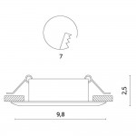 Светильник потолочный Divinare 1765/02 PL-1 SCIUSCI?