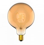 Лампа Gauss Filament G125 2,5W 200lm 2000К Е27 golden OK LED (176802003)