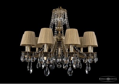Люстра хрустальная Bohemia Ivele 1771/10/220/A/GB/SH7 Люстра хрустальная Bohemia Ivele 1771/10/220/A/GB/SH7
