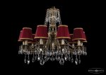 Люстра хрустальная Bohemia Ivele 1771/10/220/A/GB/SH8B